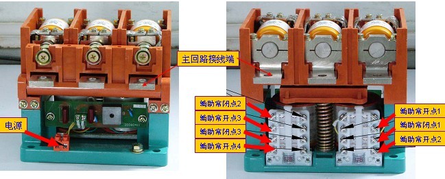 380v接触器接线图